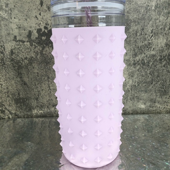 Cute 34oz Purple Spike Sleeved Tumbler - Picture 3 of 14